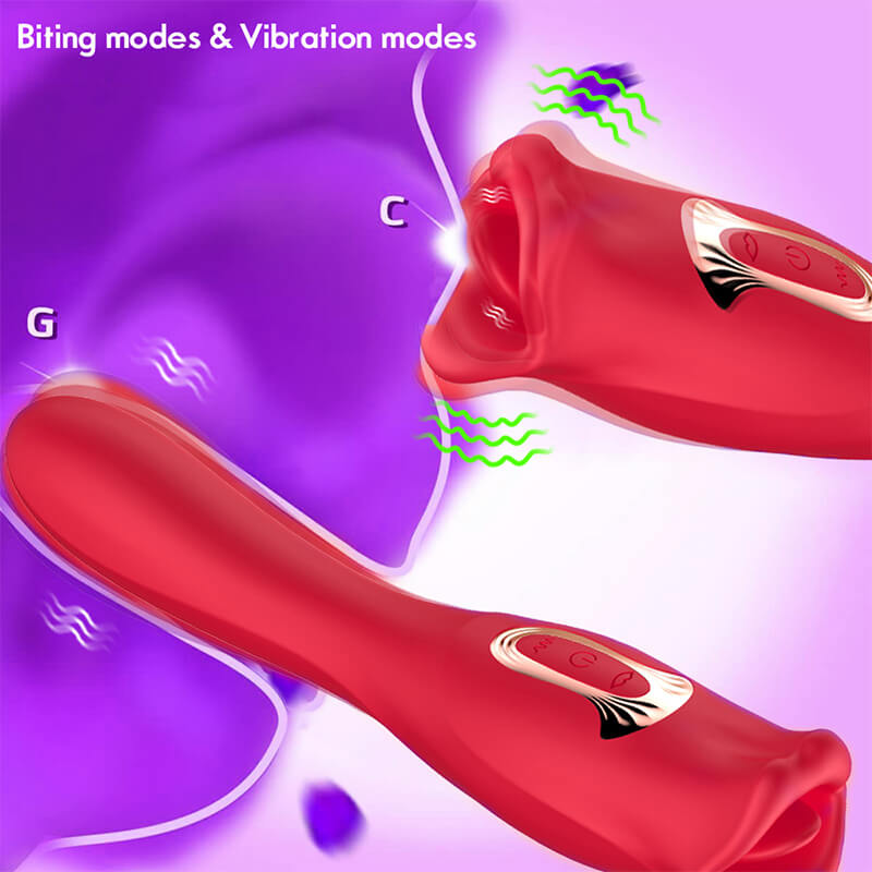 Rose Clitoral Licking Vibrator