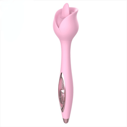 Rose Tongue Licking Wand Vibrator ootyemo-d914.myshopify.com