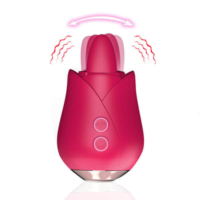 Rose Licks Mini Vibrator with Tongue ootyemo-d914.myshopify.com