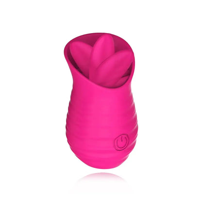 Rose Silicone Blowjob Vibrator ootyemo-d914.myshopify.com