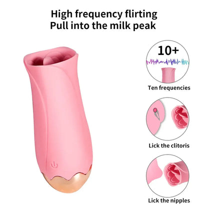 Rose Tongue Suction Oral Stimulator ootyemo-d914.myshopify.com