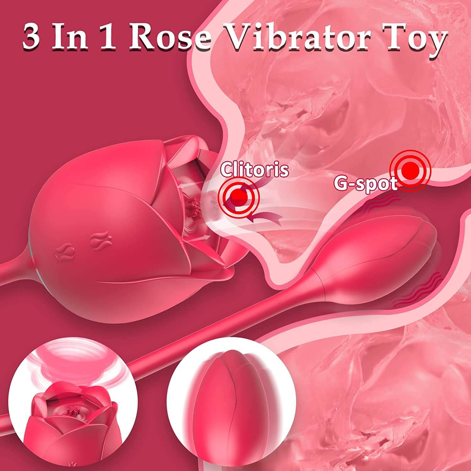Rose Double Clit Sucking Vibrator ootyemo-d914.myshopify.com