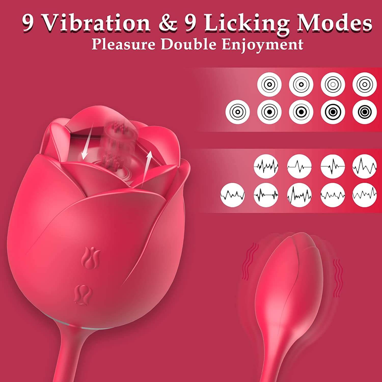 Rose Double Clit Sucking Vibrator ootyemo-d914.myshopify.com