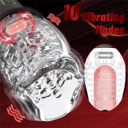 Rose Glans Vibrating Transparent Exerciser ootyemo-d914.myshopify.com