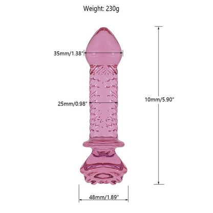 Rose Transparent Anal Plug ootyemo-d914.myshopify.com