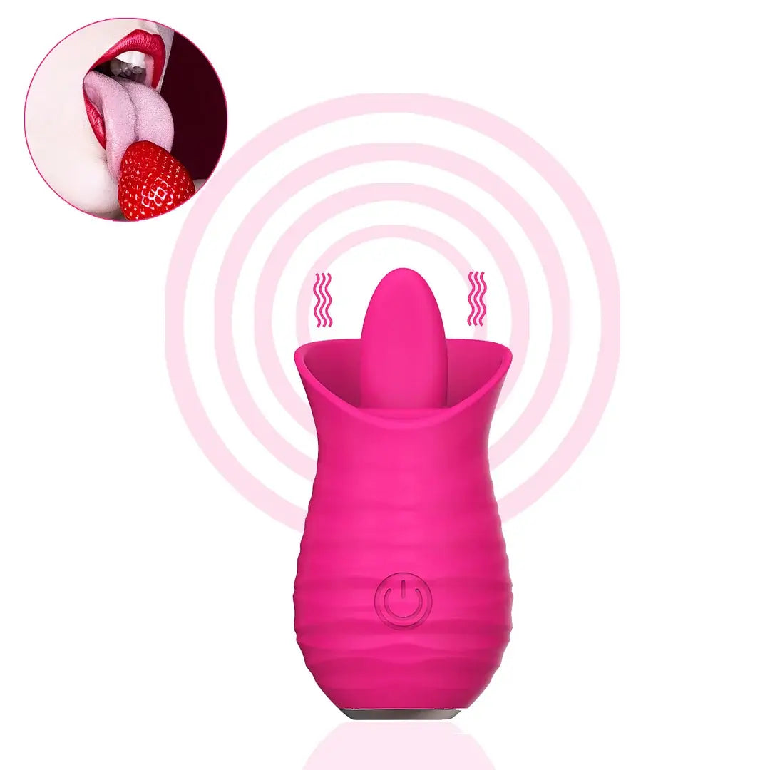 Rose Silicone Blowjob Vibrator ootyemo-d914.myshopify.com