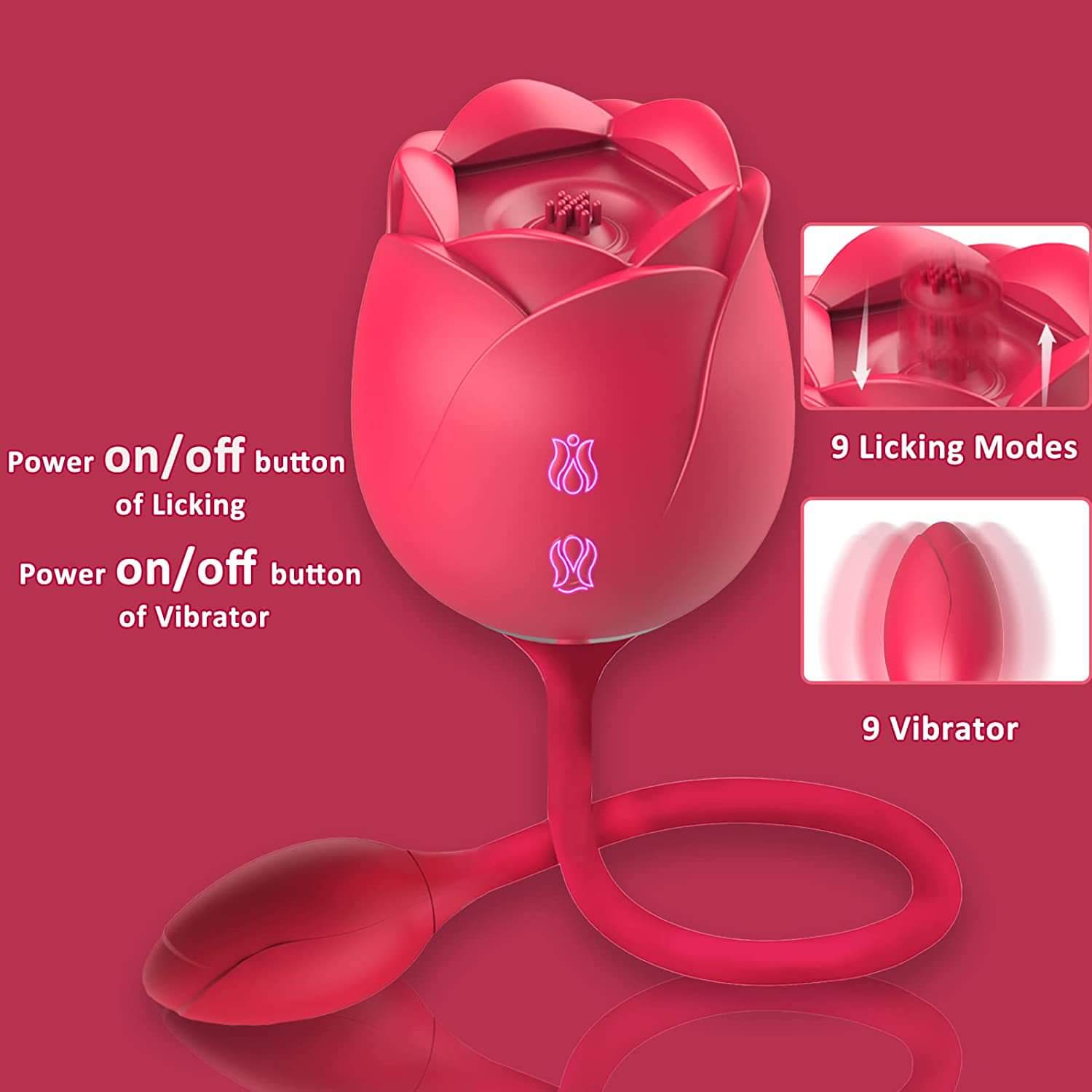 Rose Double Clit Sucking Vibrator ootyemo-d914.myshopify.com