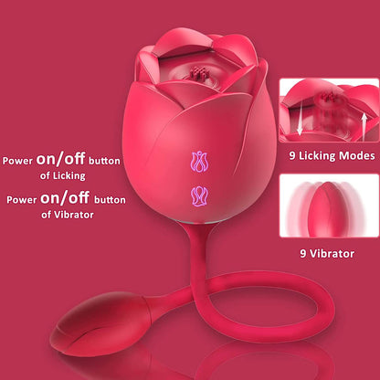 Rose Double Clit Sucking Vibrator ootyemo-d914.myshopify.com