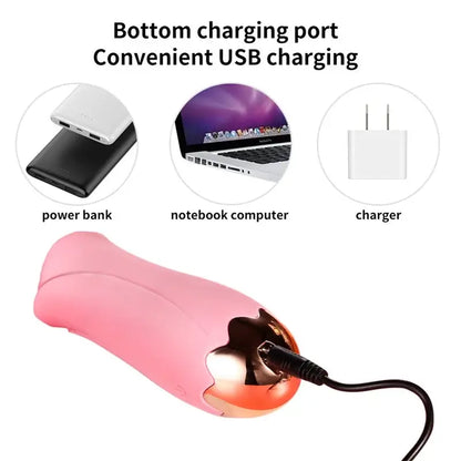Rose Tongue Suction Oral Stimulator ootyemo-d914.myshopify.com