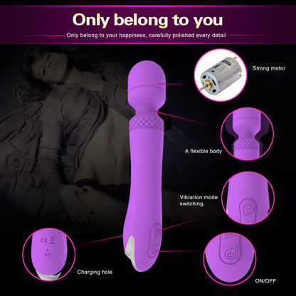 Powerful Vibrating Massager Purple