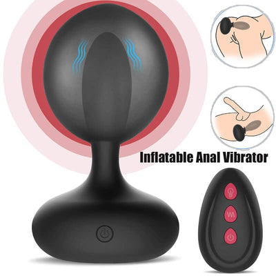 Inflatable Wireless Control Size Anal Plug