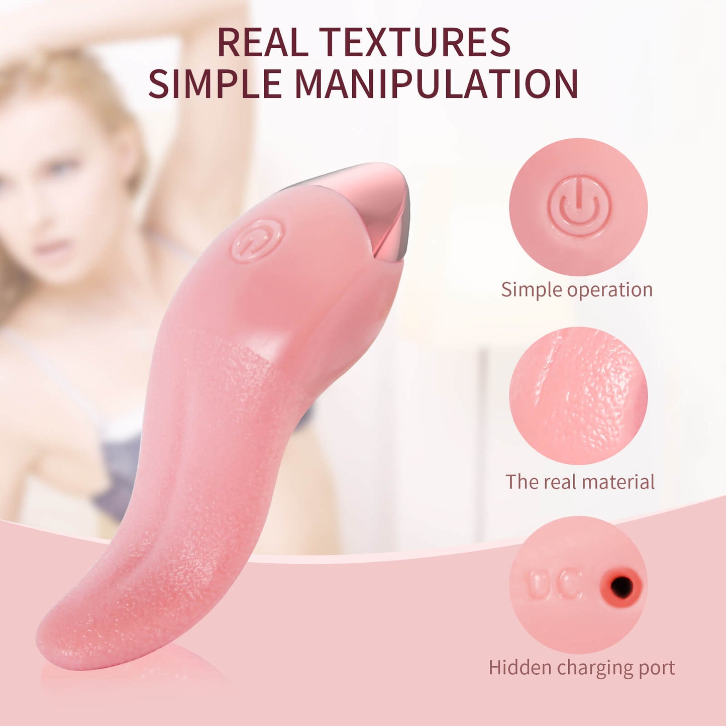 Simulation Tongue Masturbation Massage