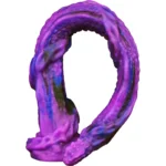 Extra-Long Fantasy Dildo with Spiral Texture & Suction Cup