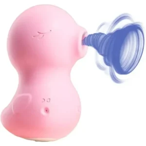 Portable Pink Duck Clitoral Sucking Vibrator