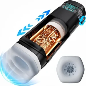 Titan 3-in-1 Male Stroker with LCD & Magnetic Sleeve