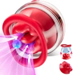 RoseGlow 10-Mode Sucking & Vibrating Clitoral Vibrator