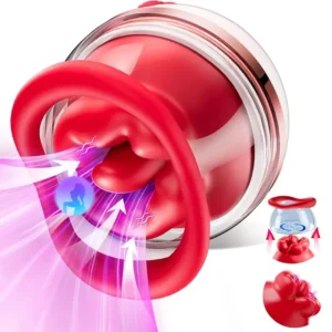 RoseGlow 10-Mode Sucking & Vibrating Clitoral Vibrator