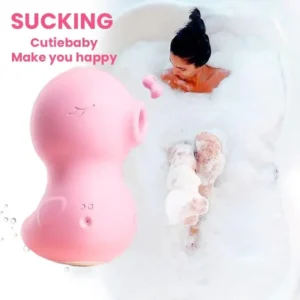 Portable Pink Duck Clitoral Sucking Vibrator 2