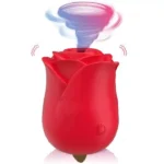2 in 1 Rose Toy with Tongue Clitoral Licking