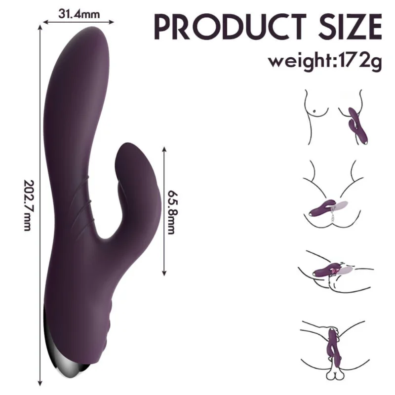 Rabbit Clitoris G-spot Vibrator