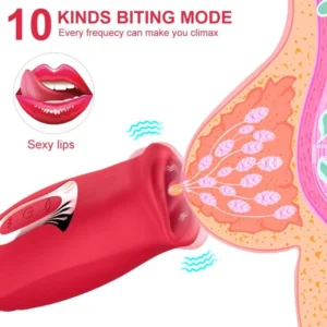 10-Mode Clitoral Biting Vibrator – Discreet & Powerful

