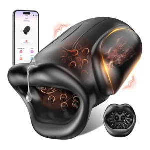 Smart APP-Controlled Mouth Stroker for Men