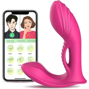 SyncPleasure App-Controlled Dual Vibrator with 9+9 Modes