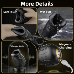 Smart APP-Controlled Mouth Stroker for Men
