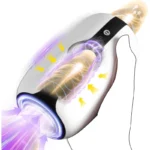 Open-Style Male Masturbator Cup with Vibration & Suction Power