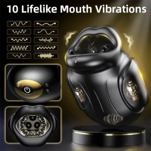 Smart APP-Controlled Mouth Stroker for Men