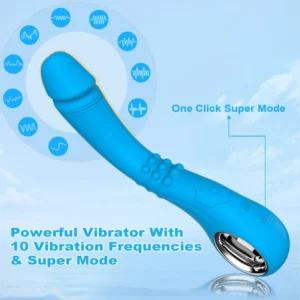 Beaded Texture Realistic Vibrator Dildo