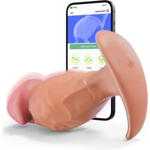 360° Rotating Vibrating Anal Plug with Realistic Tip & App Control