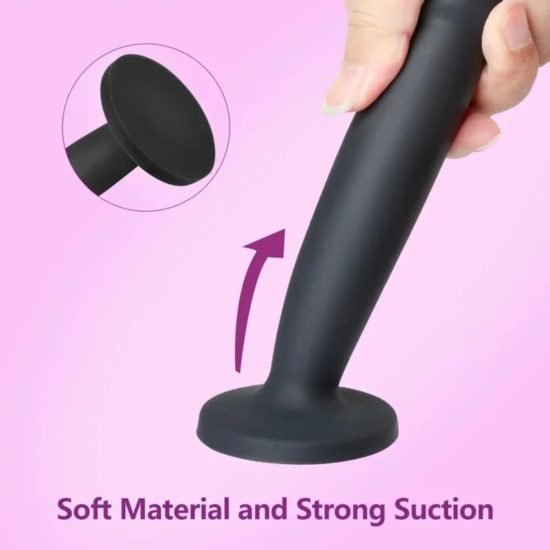 3-Piece Silicone Dildo Plug Set
