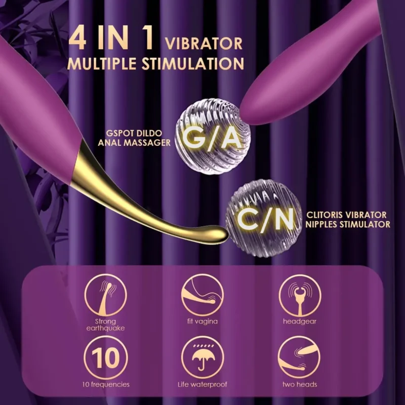 4-in-1 Clitoral & G-Spot Vibrator