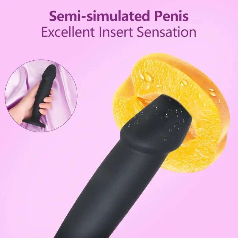 3-Piece Silicone Dildo Plug Set