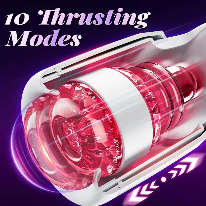 10-Mode Licking & Thrusting Male Masturbator