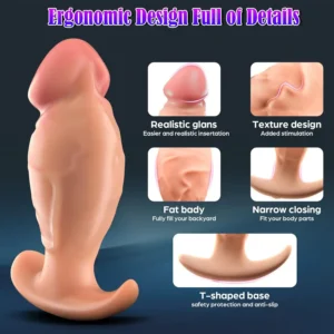 360° Rotating Vibrating Anal Plug