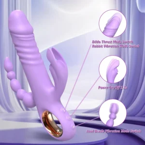 Thrusting Dildo Vibrator