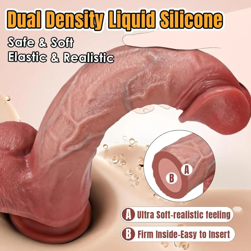 Extra Large Realistic Silicone Dildo