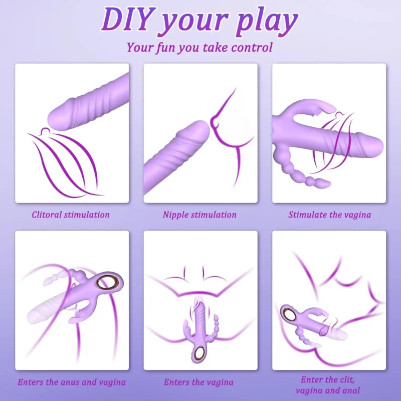 Thrusting Dildo Vibrator
