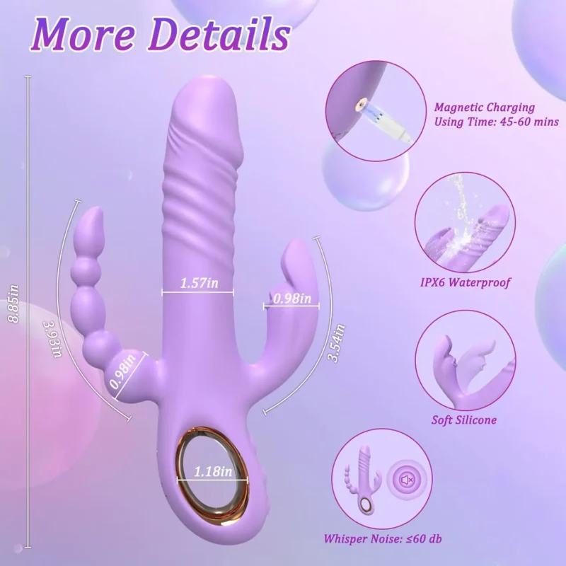 Thrusting Dildo Vibrator