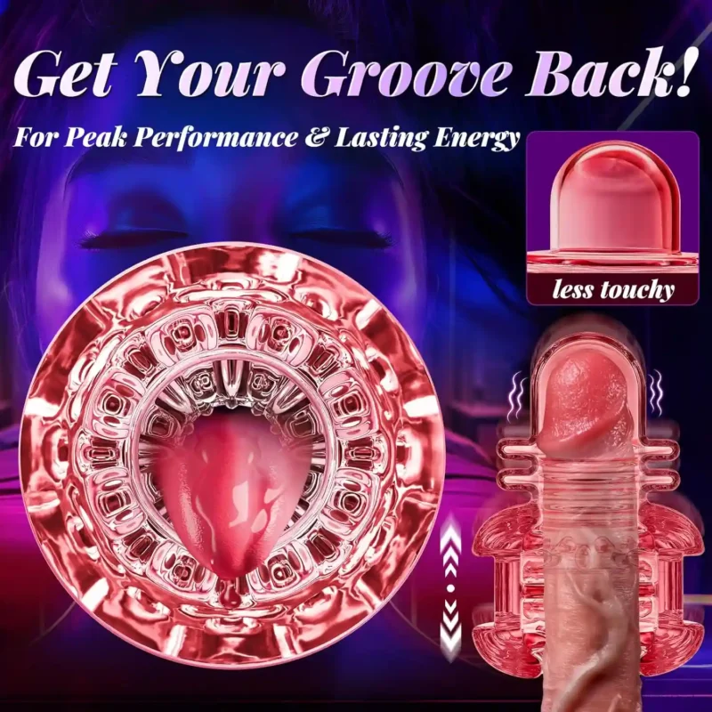 10-Mode Licking & Thrusting Male Masturbator