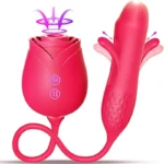 Rose Sucking Thrusting Vibrator